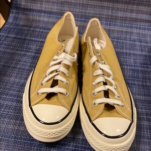 Converse Mustard Canvas Sneakers